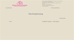 Desktop Screenshot of gaertenundgeomantie.de